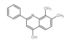 7,8-DIMETHYL-2-PHENYL-4-QUINOLINOL structure