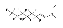 N,N-diethyl-3,3,4,4,5,5,6,6,7,7,8,8,8-tridecafluorooct-1-en-1-amine结构式