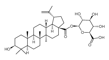 28-O-β-glucuronide betulinic acid结构式