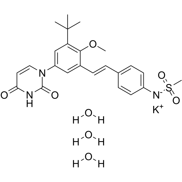 ABT-072 potassium trihydrate结构式