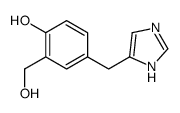 2-(hydroxymethyl)-4-(1H-imidazol-5-ylmethyl)phenol Structure