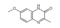 3-甲基-7-甲氧基喹噁啉-2(1H)-酮结构式