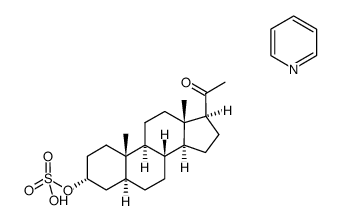 (3α)-Allopregnanolone Sulfate Pyridinium Salt Structure