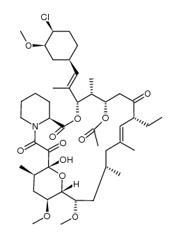 24-O-acetyl-pimecrolimus Structure