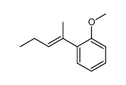 2-(2-Methoxyphenyl)-penten-(2)结构式