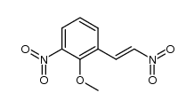 (E)-2-methoxy-1-nitro-3-(2-nitroethenyl)benzene结构式