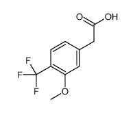 2-(3-甲氧基-4-(三氟甲基)苯基)乙酸结构式