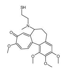 N-(2-Mercaptoethyl) Demecolcine Structure