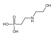 2-(2-hydroxyethylamino)ethylphosphonic acid Structure