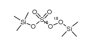Bis(trimethylsilyl) peroxo-(18)O2-monosulfate Structure