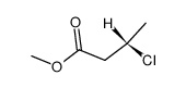 (S)-3-chloro-butyric acid methyl ester, methyl ester of/the/ dextrorotatory β-chloro-butyric acid Structure