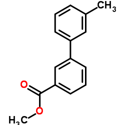 methyl 3'-methylbiphenyl-3-carboxylate结构式