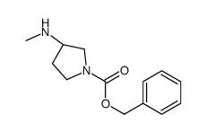 (S)-3-Methylamino-pyrrolidine-1-carboxylic acid benzyl ester结构式