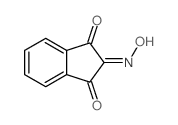 1H-Indene-1,2,3-trione,2-oxime结构式