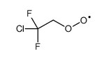 1-chloro-1,1-difluoro-2-λ1-oxidanyloxyethane结构式