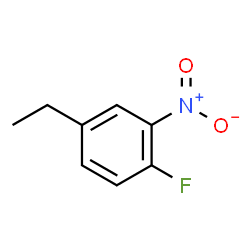 4-乙基-1-氟-2-硝基苯结构式