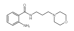 2-氨基-N-(3-吗啉-4-丙基)苯甲酰胺结构式