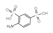4-Amino-1,3-benzenedisulfonic acid structure