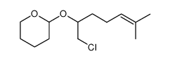 2-((1-chloro-6-methylhept-5-en-2-yl)oxy)tetrahydro-2H-pyran Structure