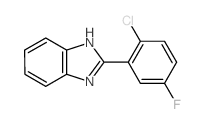 2-(2-chloro-5-fluorophenyl)-1H-benzimidazole Structure