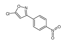 5-CHLORO-3-(4-NITROPHENYL)ISOXAZOLE结构式