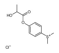 [4-(2-hydroxypropanoyloxy)phenyl]-dimethylsulfanium,chloride Structure
