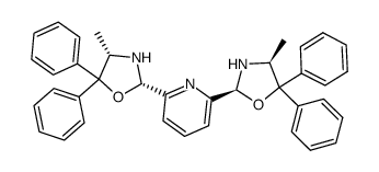 2,6-双[(2S,4S)-4-甲基-5,5-二苯基恶唑啉-2-基]吡啶图片
