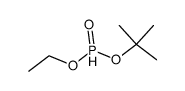 phosphonic acid tert-butyl ester ethyl ester Structure