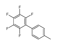 1,2,3,4,5-pentafluoro-6-(4-methylphenyl)benzene结构式