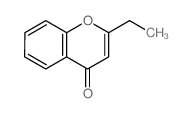 2-乙基-4H-1-苯并吡喃-4-酮结构式