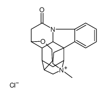 (4S,4aS,5aS,13aS,15aS,15bR)-6-methyl-3,4,4a,5,5a,7,8,13a,15,15a,15b,16-dodecahydro-2H-4,6-methanoindolo[3,2,1-ij]oxepino[2,3,4-de]pyrrolo[2,3-h]quinoline-6-ium-14-one,chloride结构式
