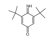 2,6-di-tert-butyl-1,4-benzoquinon-1-imine结构式