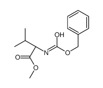 N-苄氧基羰基D-缬氨酸甲基酯结构式