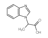 2-(benzimidazol-1-yl)propanoic acid Structure