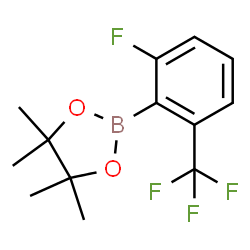 2-Fluoro-6-(trifluoromethyl)phenylboronic acid pinacol ester Structure