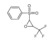 2-(PHENYLSULFONYL)-3-(TRIFLUOROMETHYL)OXIRANE Structure
