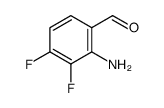 2-氨基-3,4-二氟苯(甲)醛结构式