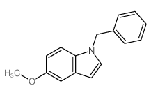 1H-Indole,5-methoxy-1-(phenylmethyl)-结构式