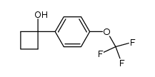 1-(4-trifluoromethoxyphenyl)cyclobutanol Structure