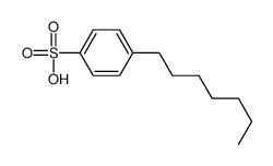 4-heptylbenzenesulfonic acid Structure