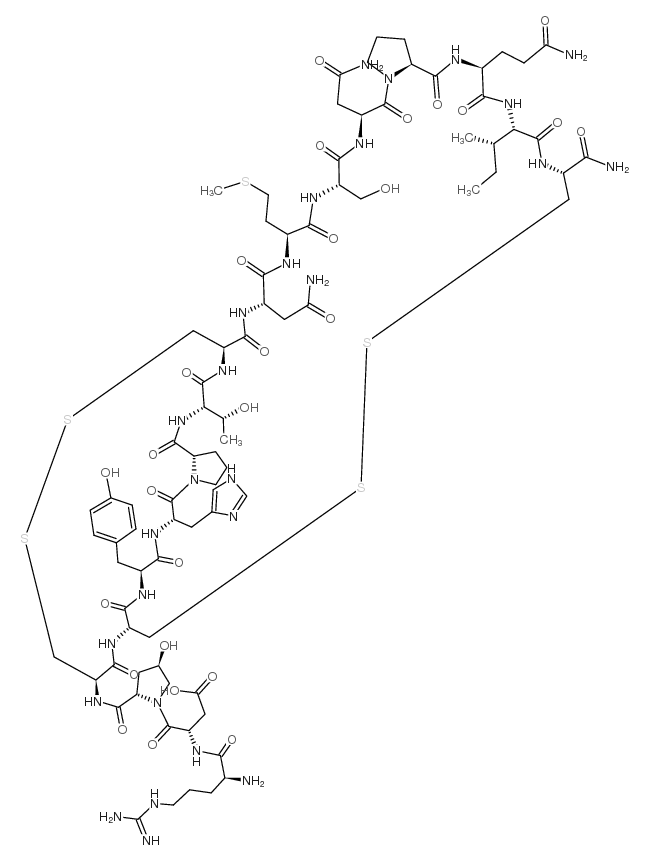 α-Conotoxin EI结构式