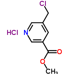 5-(氯甲基)烟酸甲酯盐酸盐结构式