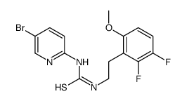 1-(5-bromopyridin-2-yl)-3-[2-(2,3-difluoro-6-methoxyphenyl)ethyl]thiourea Structure