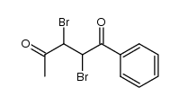 2,3-dibromo-1-phenyl-1,4-pentanedione结构式