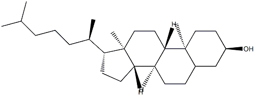 5β-cholestan-3α-ol Structure