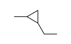 1-Methyl-2-aethyl-cyclopropan结构式