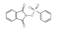 2-(benzenesulfonyloxy)isoindole-1,3-dione结构式