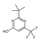 2-叔丁基-6-(三氟甲基)嘧啶-4-醇结构式