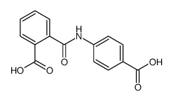 2-[[(4-CARBOXYPHENYL)AMINO]CARBONYL]-BENZOIC ACID结构式