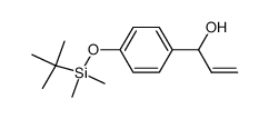 1-(4-((tertbutyldimethylsilyl)oxy)phenyl)prop-2-en-1-ol结构式
